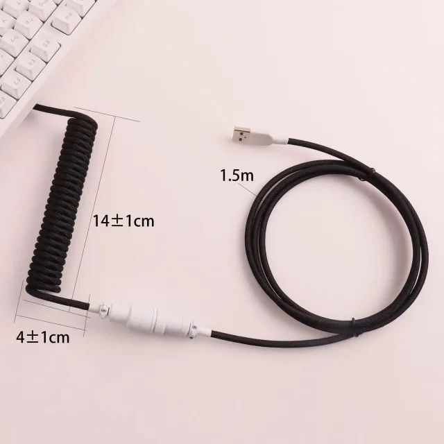 (SEMI-NOVO) VENDO CABO COILED PARA TECLADO MECANICO DA MARCA LANO - Foto 4
