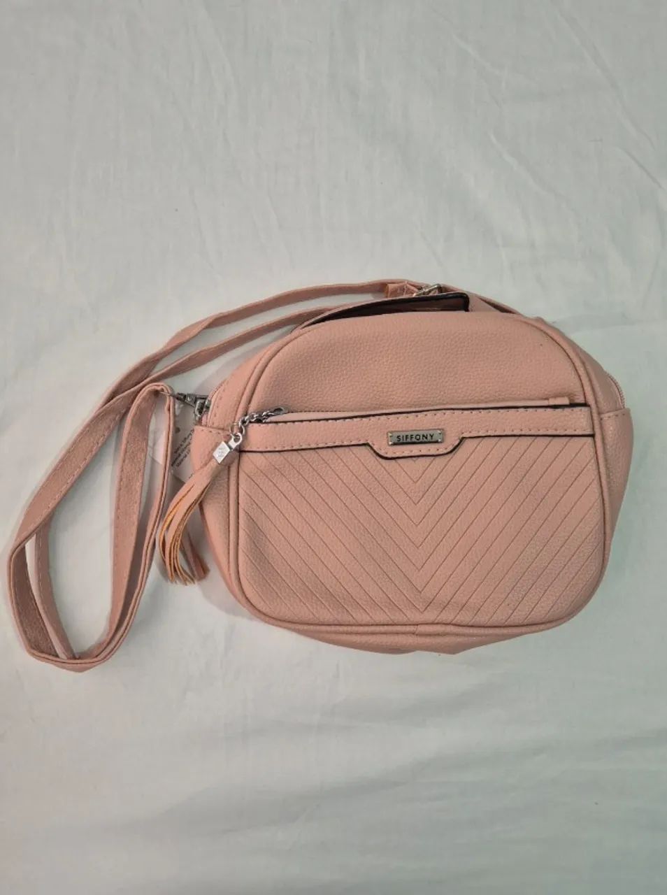 Bolsa pequena transversal rosa nova - Foto 2