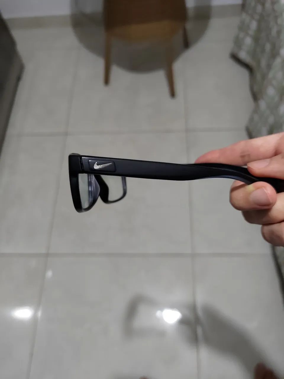 Armação Óculos de grau Nike Original Preta Resistente - Foto 2