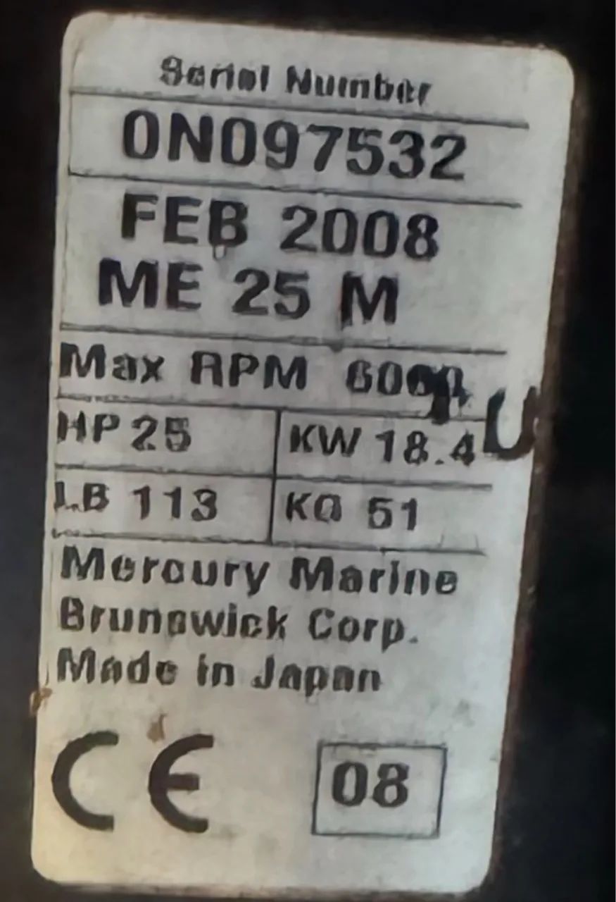 Mercury 25HP Sea Pro 2008 - Foto 4