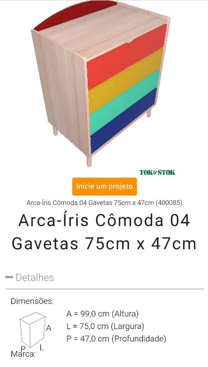 Móveis quarto infantil Tok stok - Foto 5