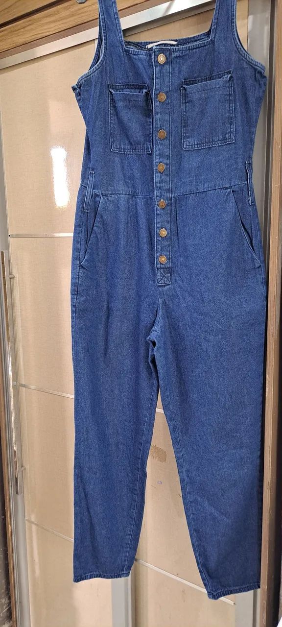 Macacão feminino jeans 