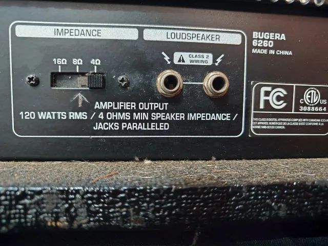 BUGERA 6260 - CABEÇOTE VALVULADO 120W - Foto 4