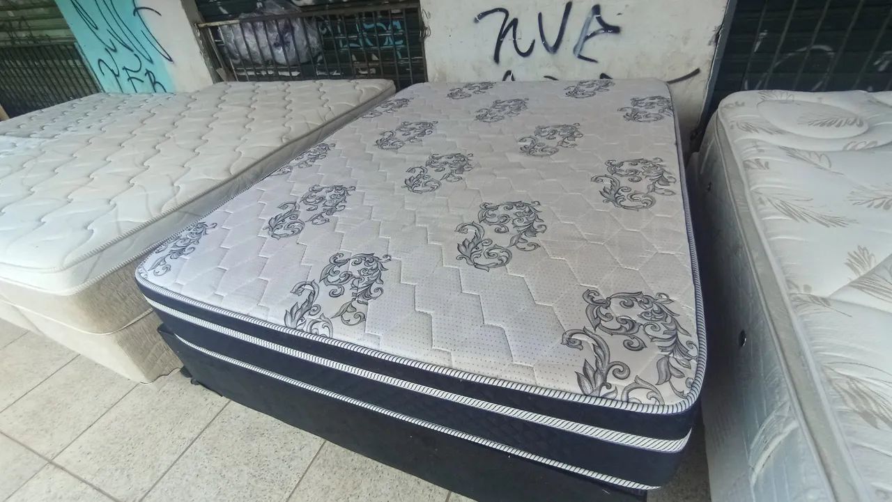 Cama box casal Ortobom molas ensacandas bambú  - Foto 2