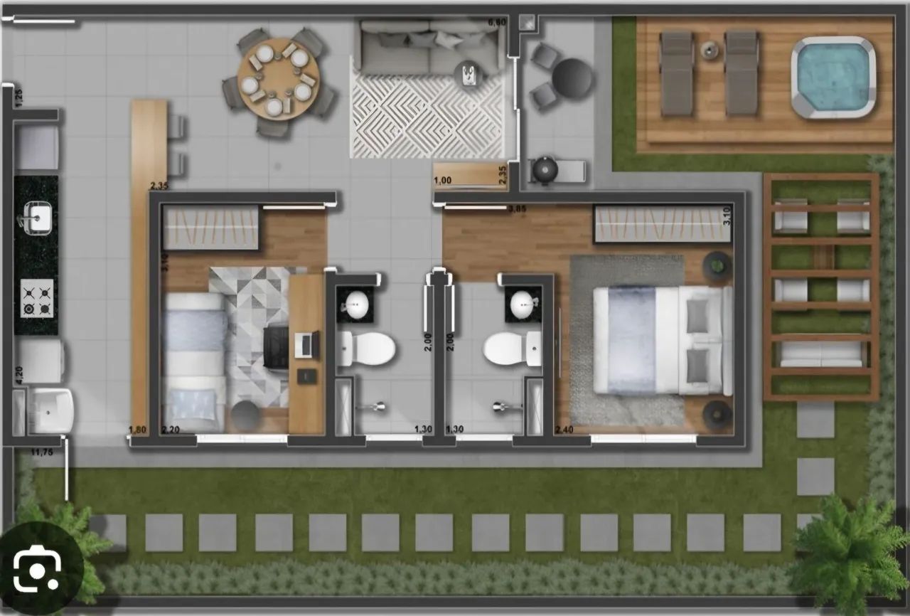 Vendo Ágio Apartamento zona sul - Foto 2