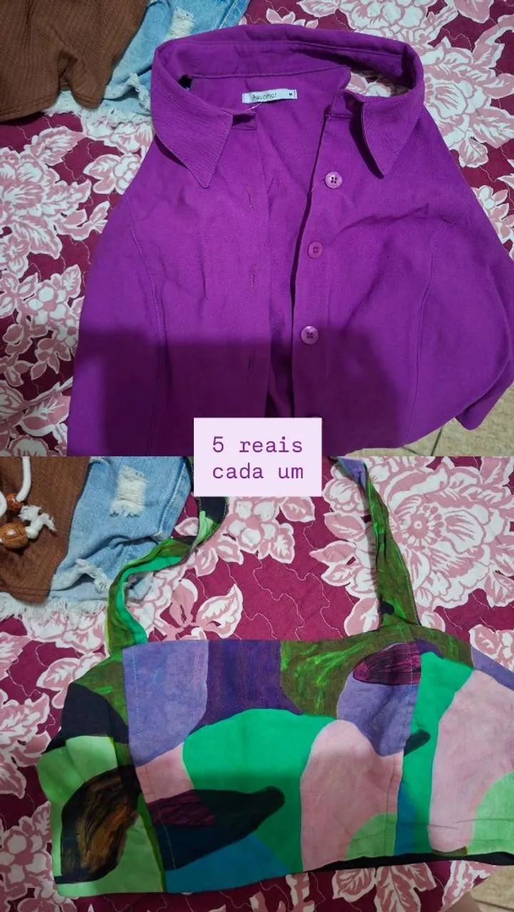 desapego de croppeds femininos ? preços acessíveis! - Foto 2