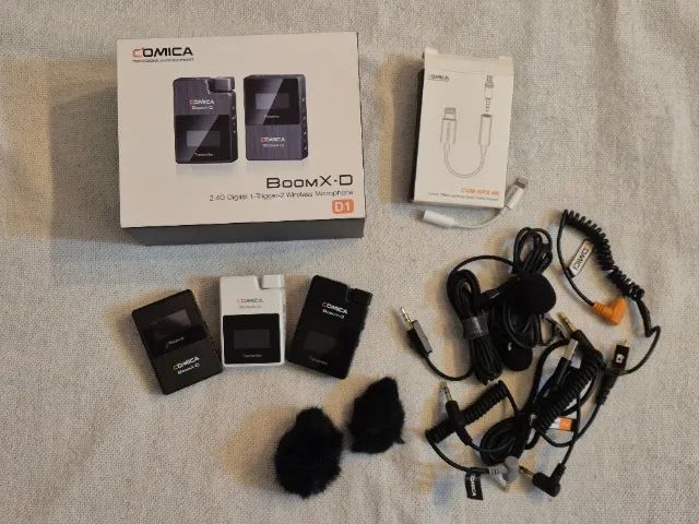 Microfone Sem Fio Duplo Comica Boomx-d 2 Pessoas - Foto 2