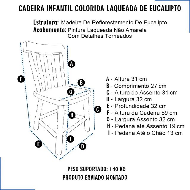 Mesa E Cadeira Infantil Para Criança Educativa Resistente - Foto 4