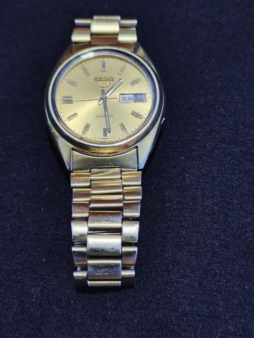 RELÓGIO SEIKO AUTOMÁTICO ORIGINAL usado - Foto 3