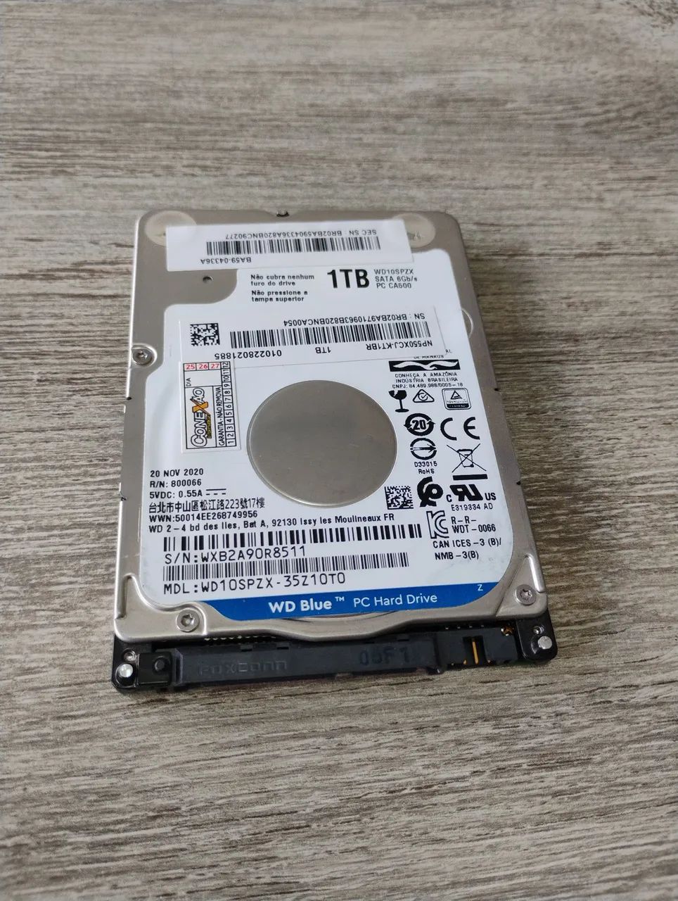 HD notebook 1TB (Saudável) C/ garantia