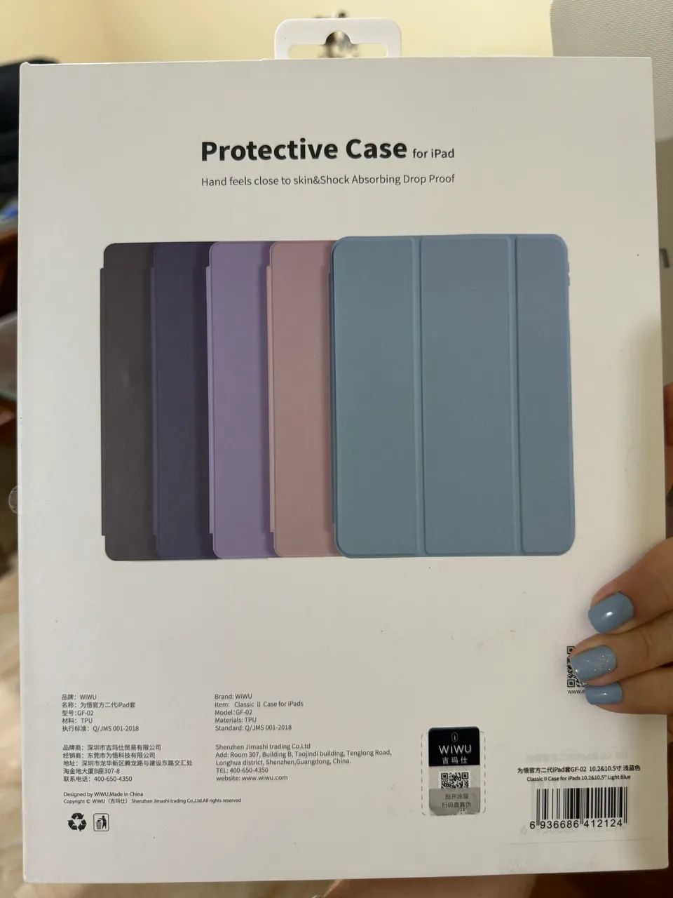 Capa de Proteção Wiwu para iPad 10 e 11 - Lilás  - Foto 3