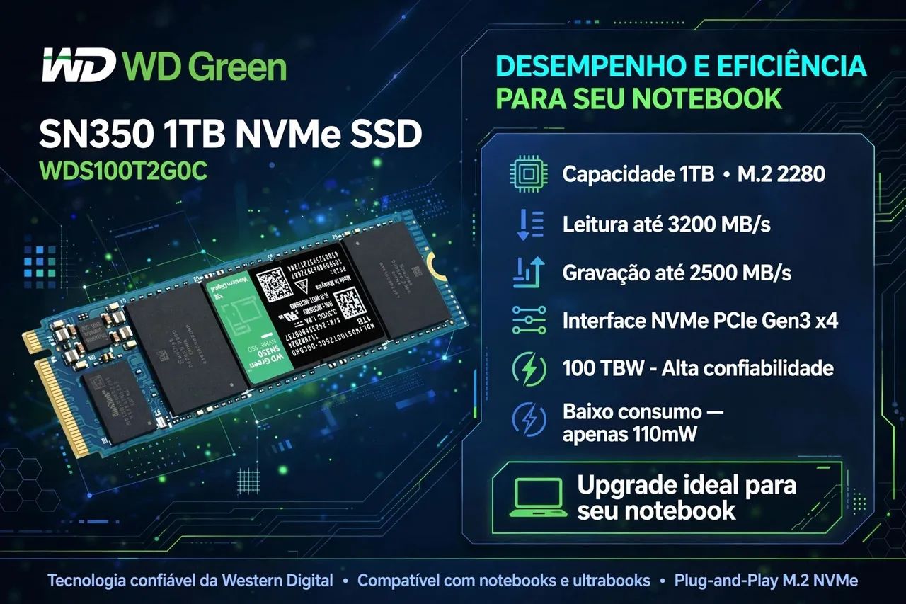 SSD Nvme 1 tera WD