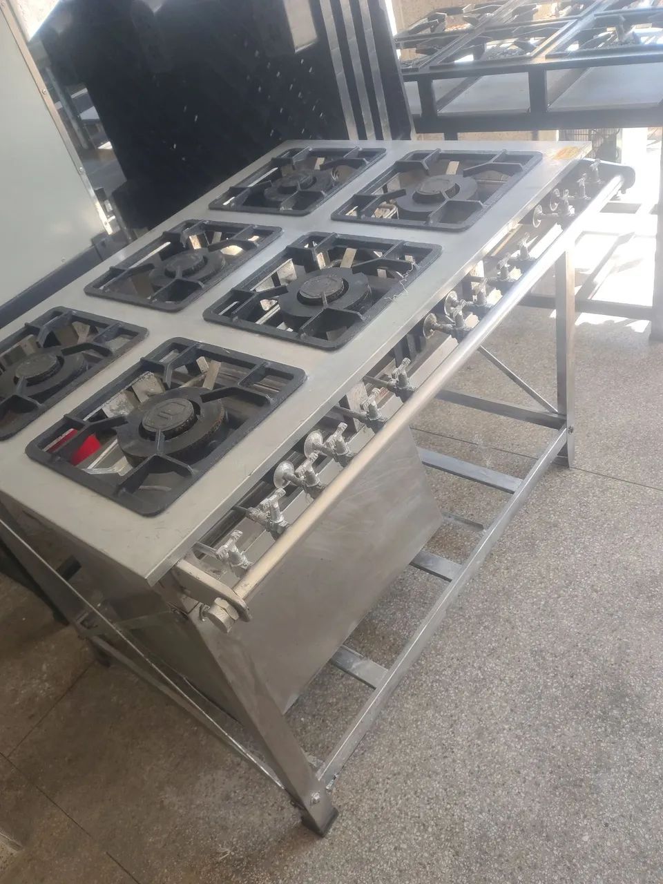 Fogão industrial inox