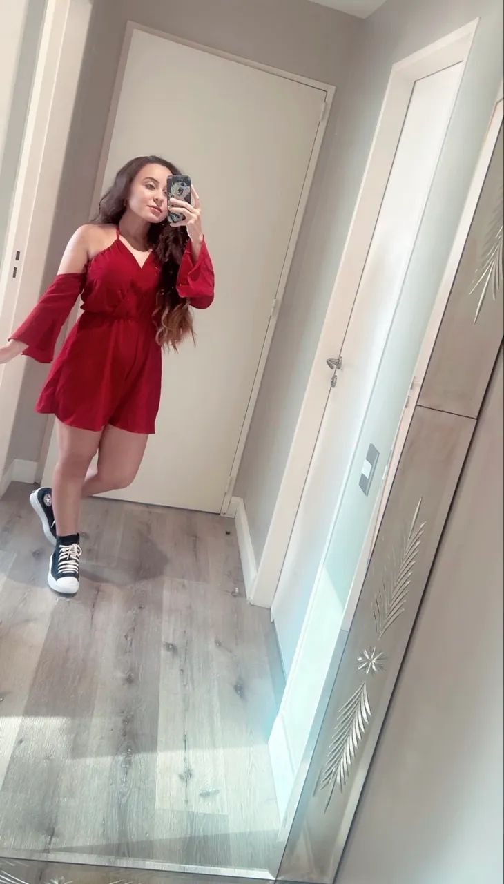 Macaquinho vermelho casual manga longa - Foto 4