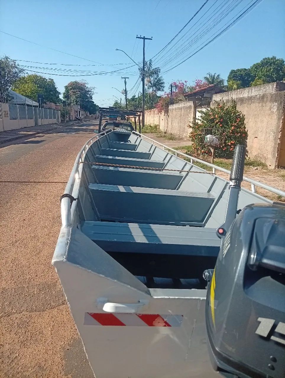 Canoa e motor 15 Hp zero - Foto 3