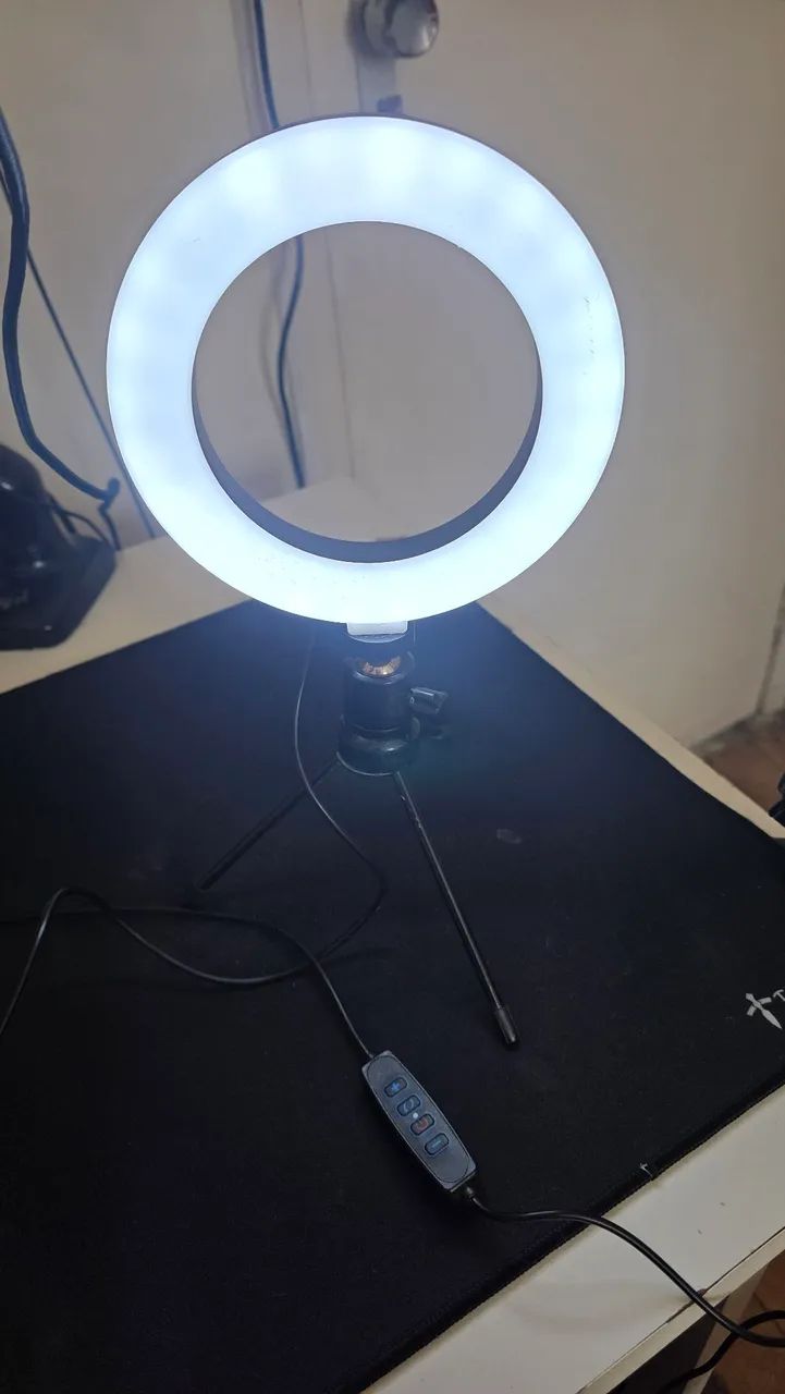 Ring light com tripé USB - Foto 2