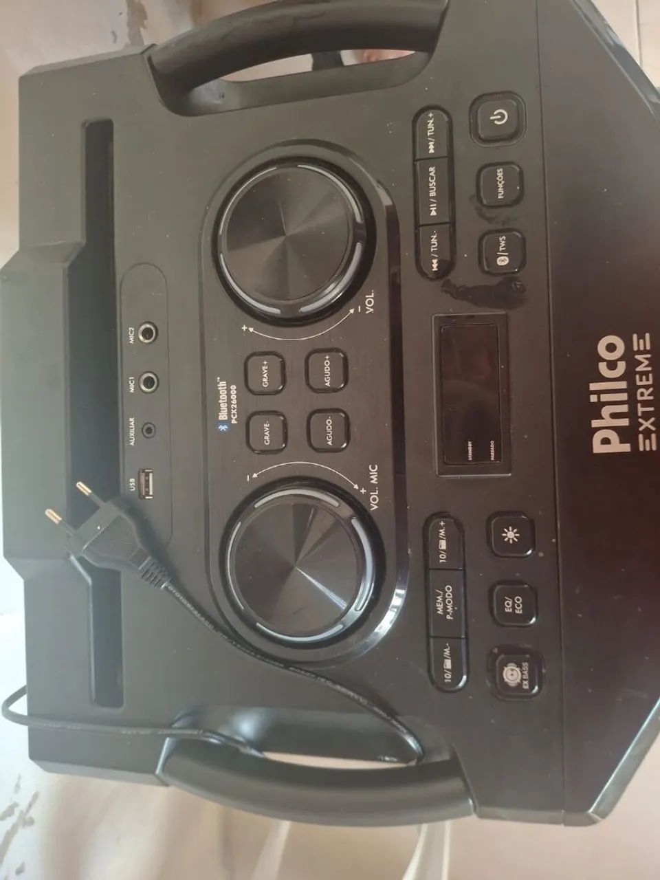 Caixa de Som Bluetooth Philco PCX26000 2600W Flash Light Bivolt Preto - Foto 2