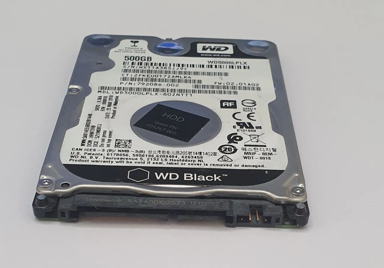 HD Western Digital 500GB Slim para notebook  - Foto 3