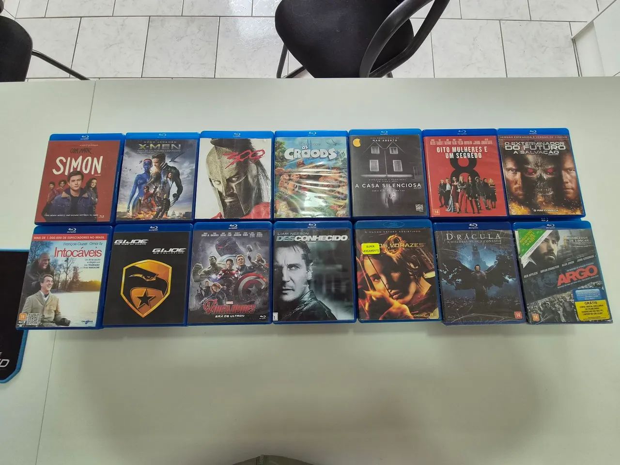 Blurays diversos escolhidos