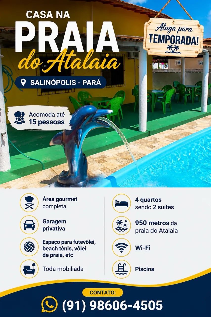 Casa na praia do Atalaia-Salinópolis-Pará - Foto 2