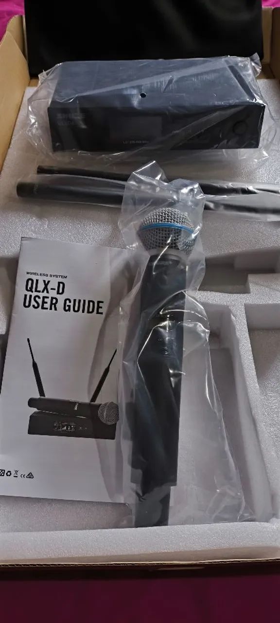 MICROFONE SEM FIO SHURE QLXD 