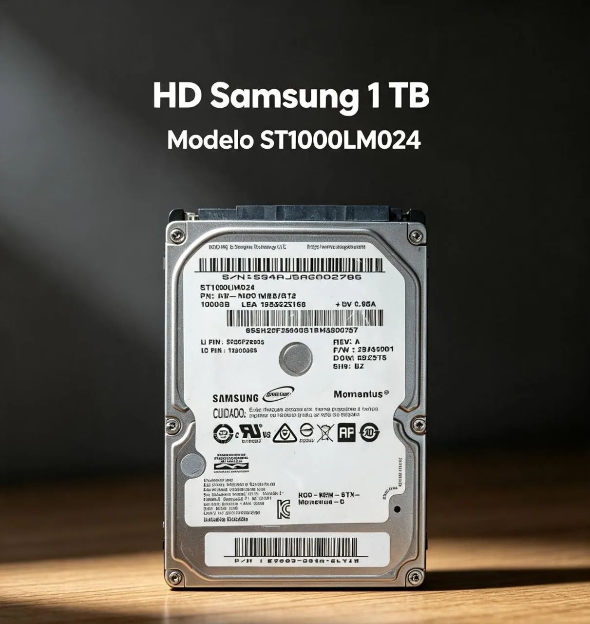 HD Samsung 1 TB ? Modelo ST1000LM024