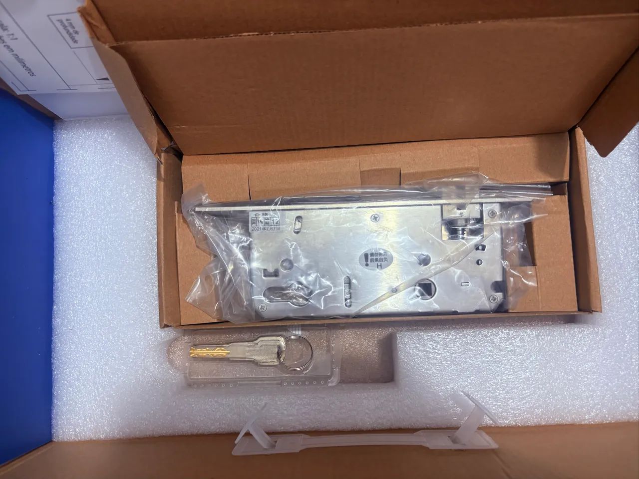 Fechadura Digital Midea Smartlock Onegrip FDA21PD - Preta (Nova) - Foto 5