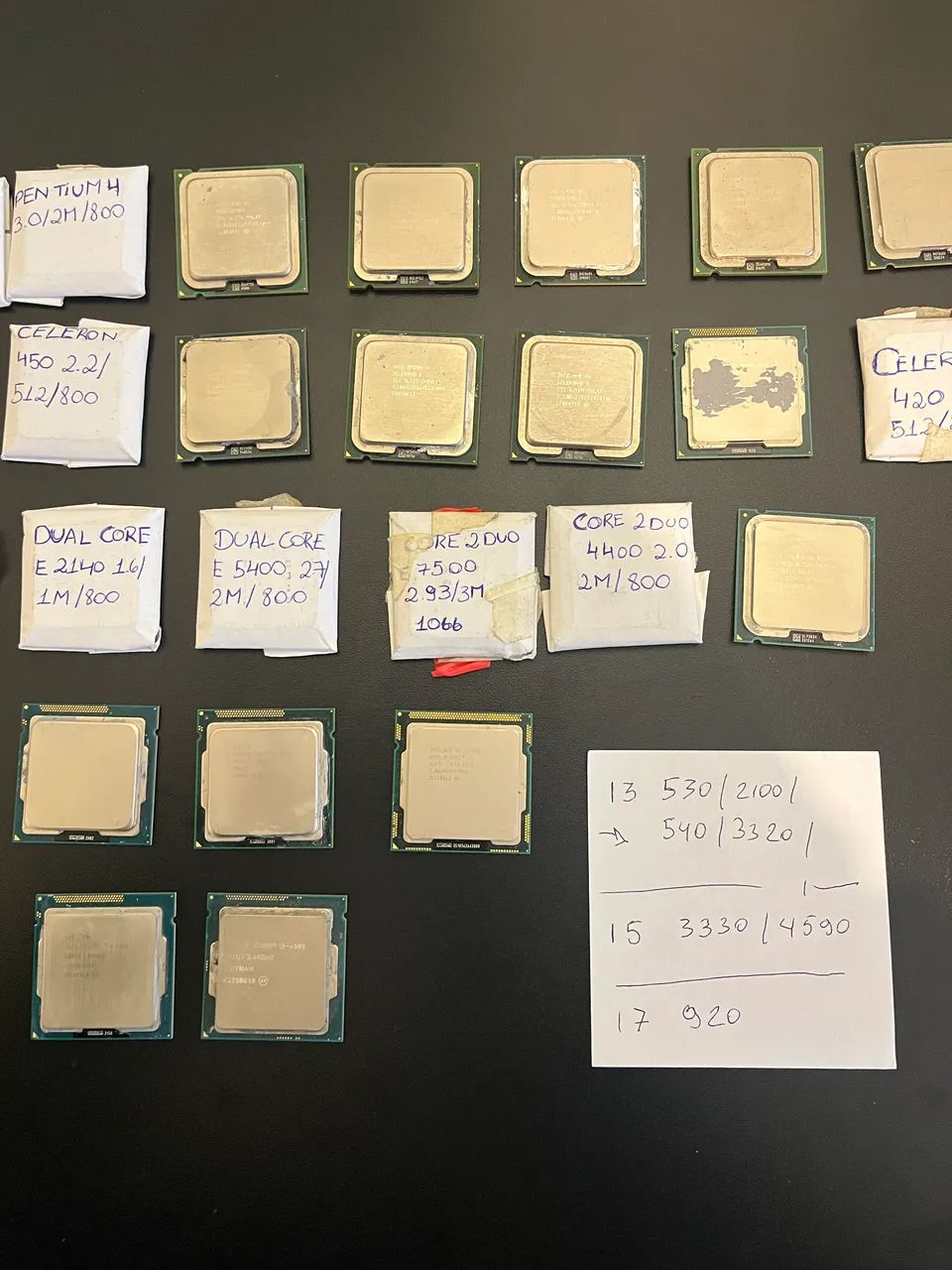 Processadores i3 i5 i7 intel 