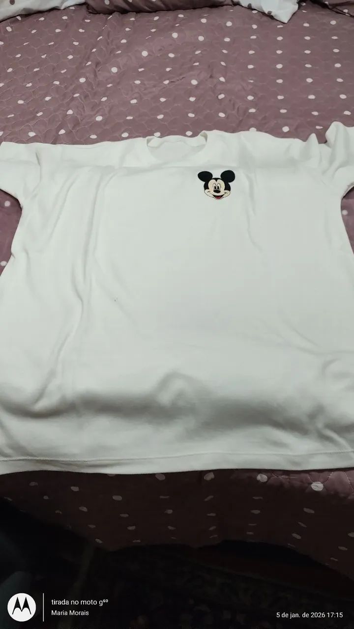 Conjunto de camiseta mikei e mini atulto - Foto 4