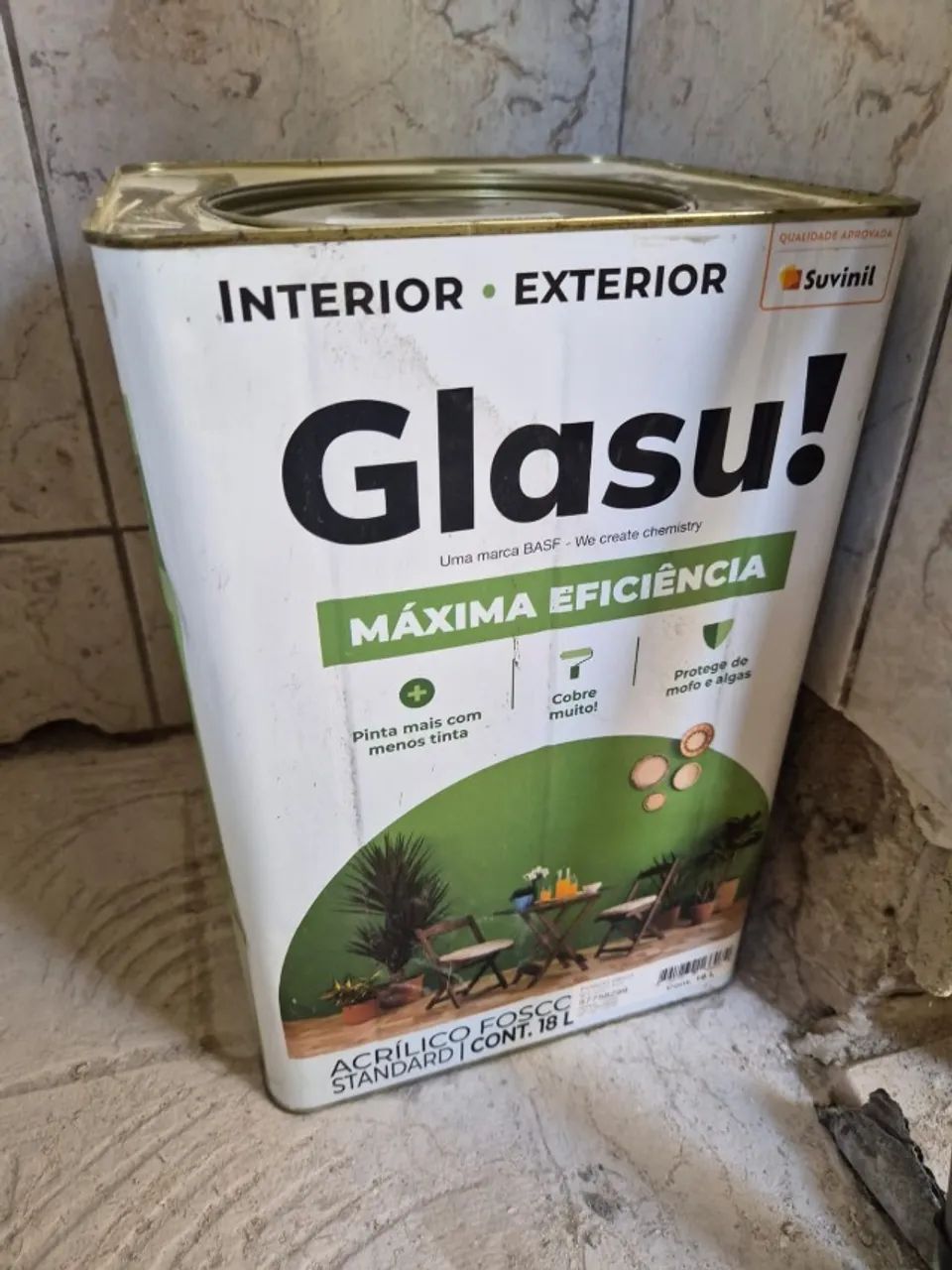 Tinta Fosco Gelo Glasu 18l lata fechada!
