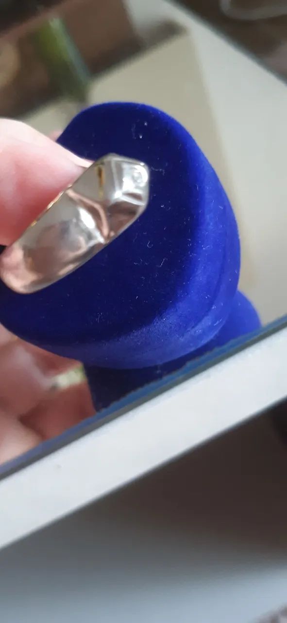 Anel em prata com pedra - Foto 3