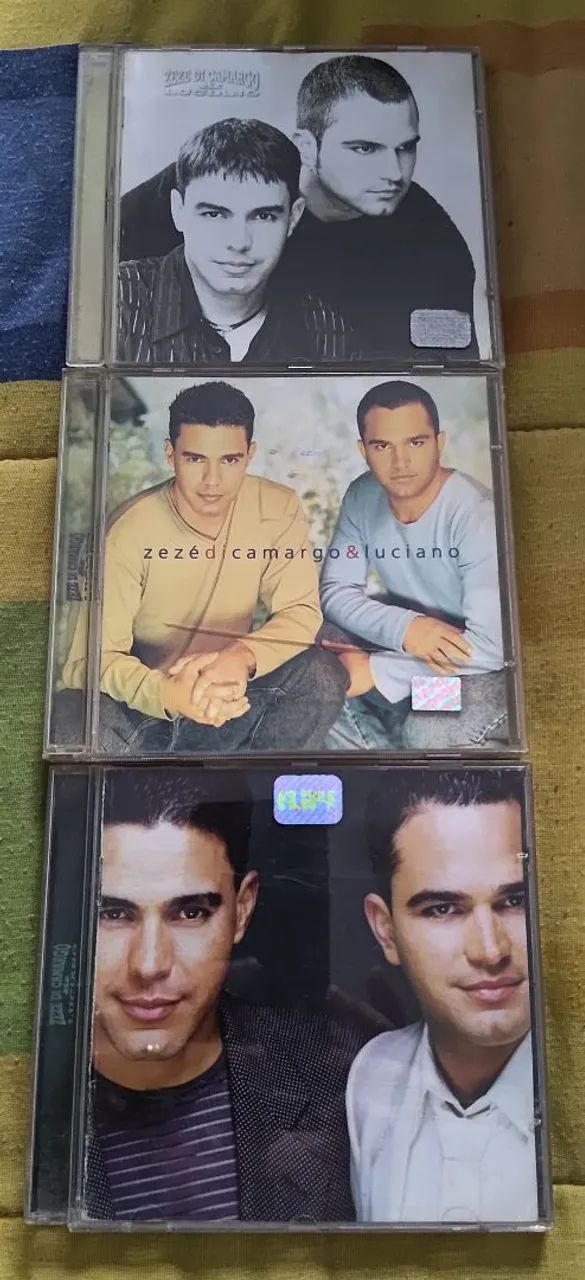 Coleção CDs Antigos Zezé de Camargo e Luciano 