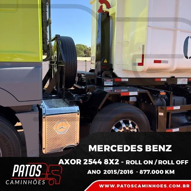 Mercedes Benz Axor 2544 8x2 Roll On / Roll Off 2015/2016 - Foto 12