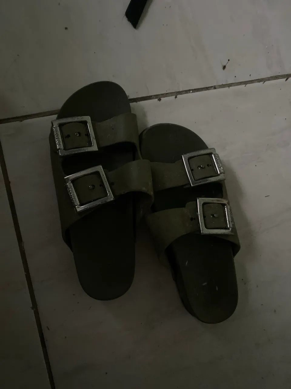 Sandália verde da Melissa 