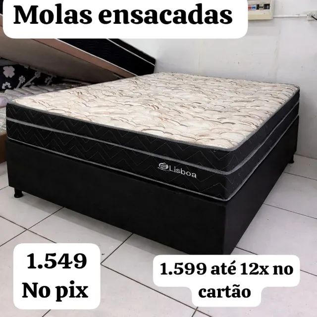 Cama Casal molas Ensacadas --- entrega imediata 