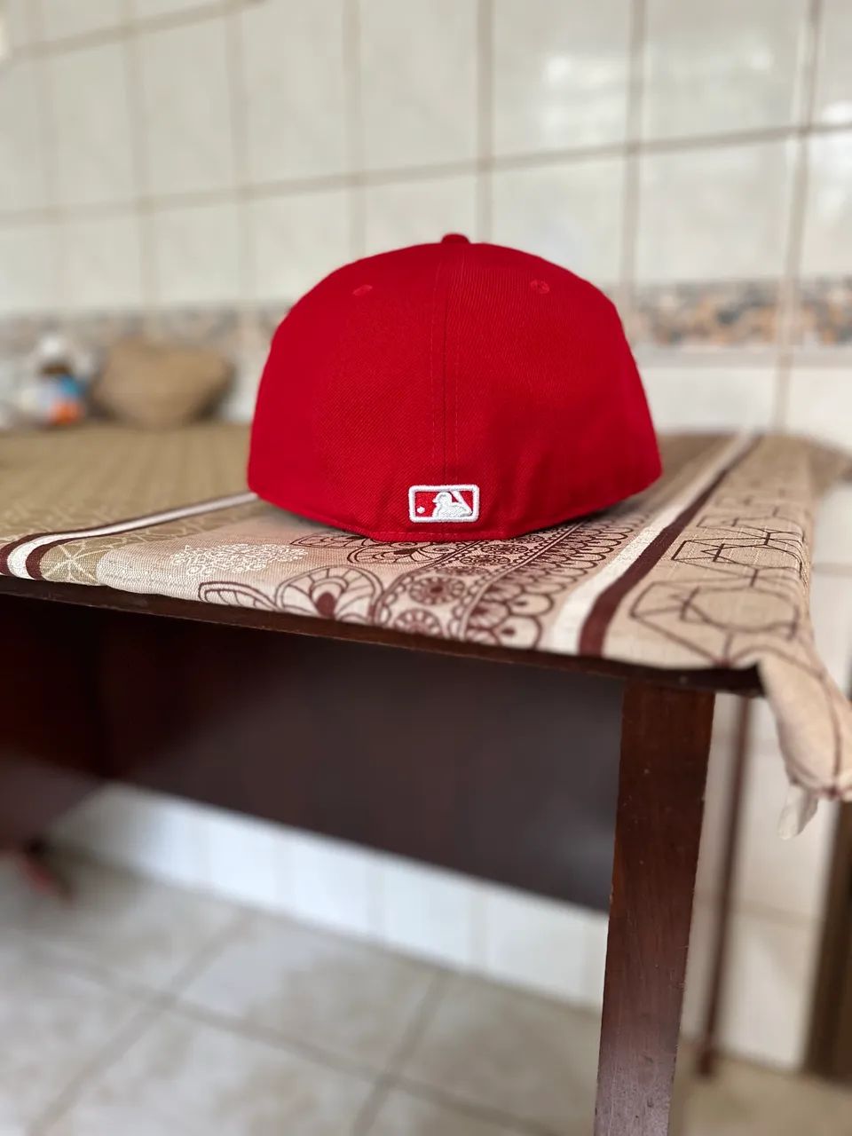 Boné New Era Vermelho NY Yankees 7 3/8 Original  - Foto 4