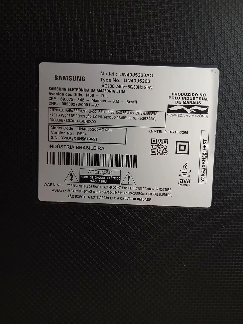 Vendo TV Samsung de 40 polegadas observação entrego o dependendo do seu setor - Foto 3