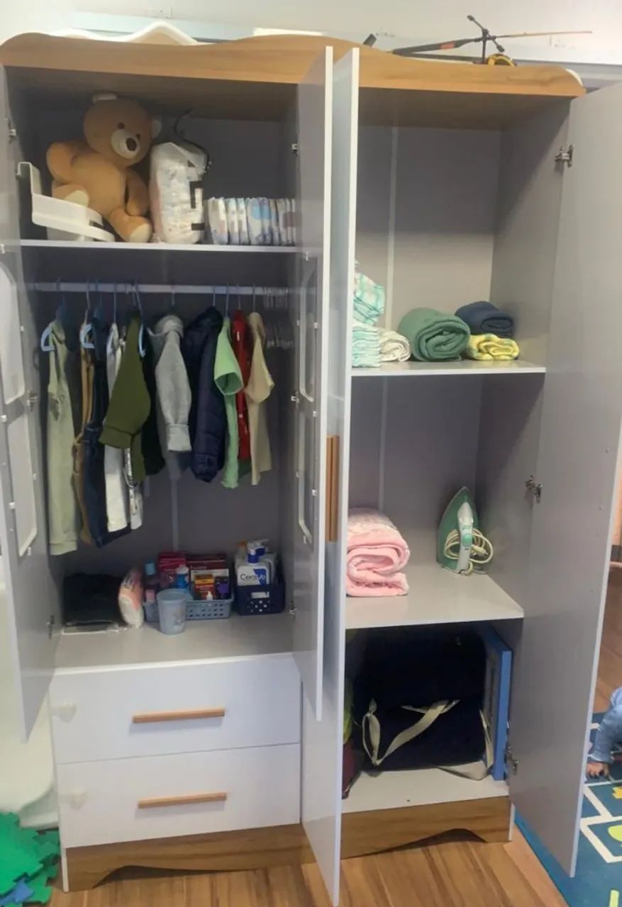 Guarda Roupa Bebê Peroba Lisi - Foto 3