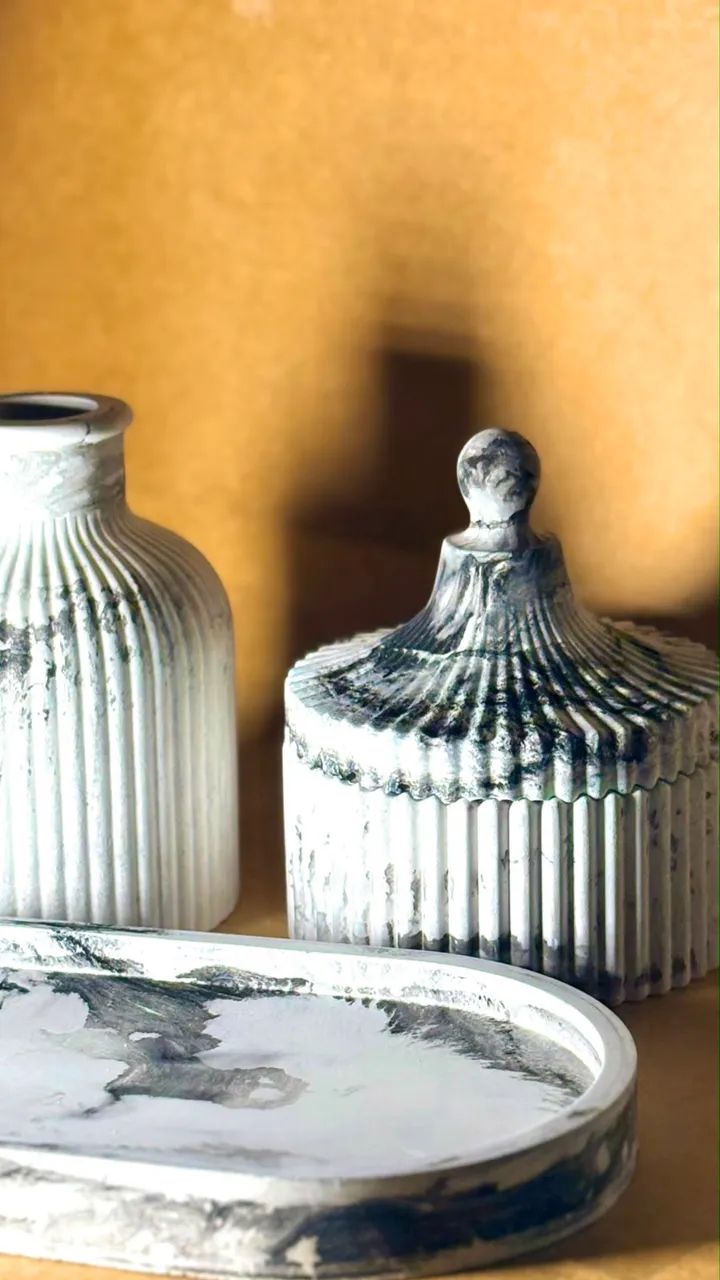 Kit peça Decor em gesso - Foto 2