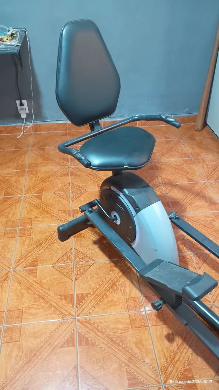 Bicicleta Ergométrica Horizontal e Elíptico Magnético - Foto 2