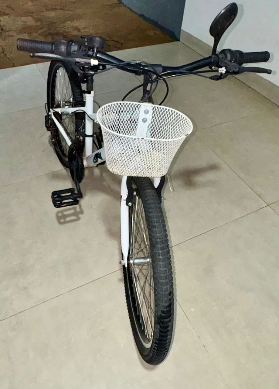 Bicicleta Caloi Ceci Aro 24 21 Marchas com Cesta - Foto 4