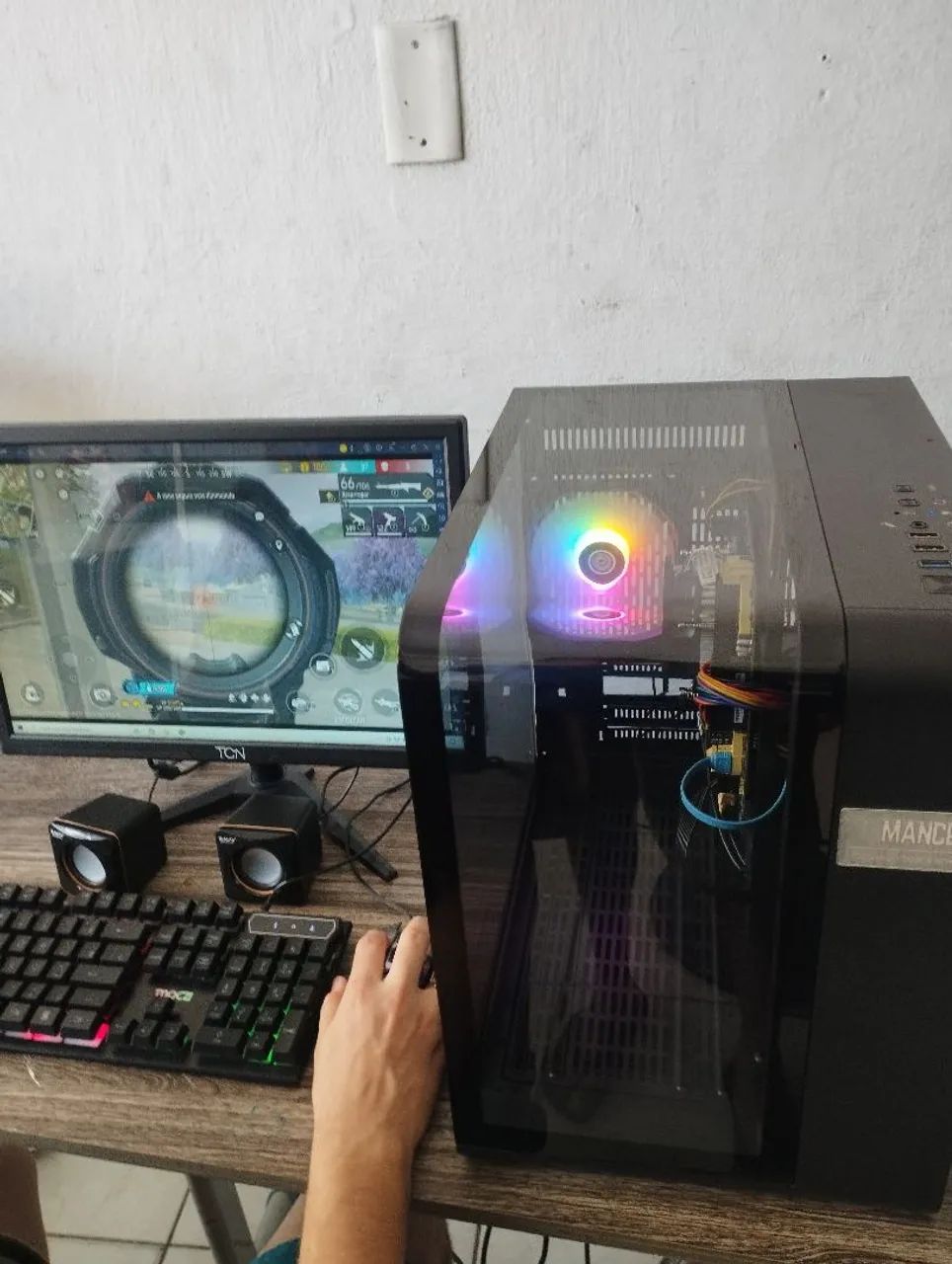 Computador game Completo - pra jogar FREE FIRE e ROBLOX  - Foto 5