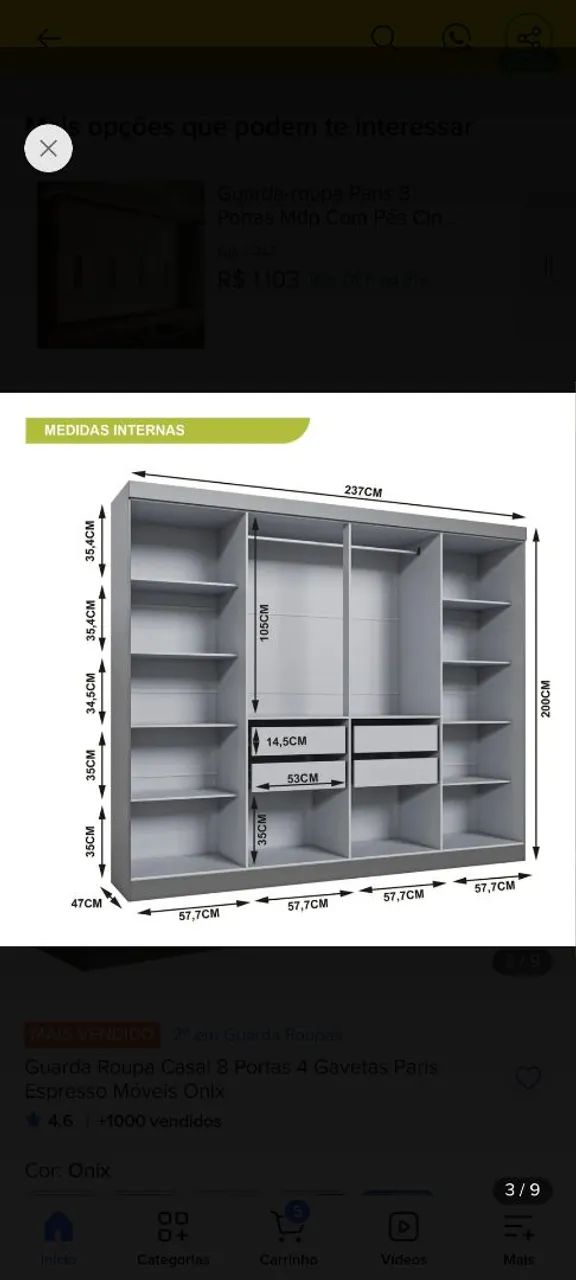 Guarda roupa  - Foto 2