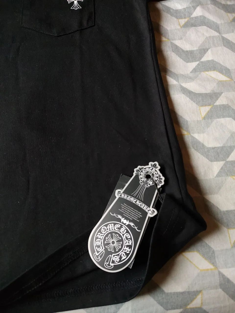 Chrome Hearts Horse Shoe Logo Pocket T-shirt Black original