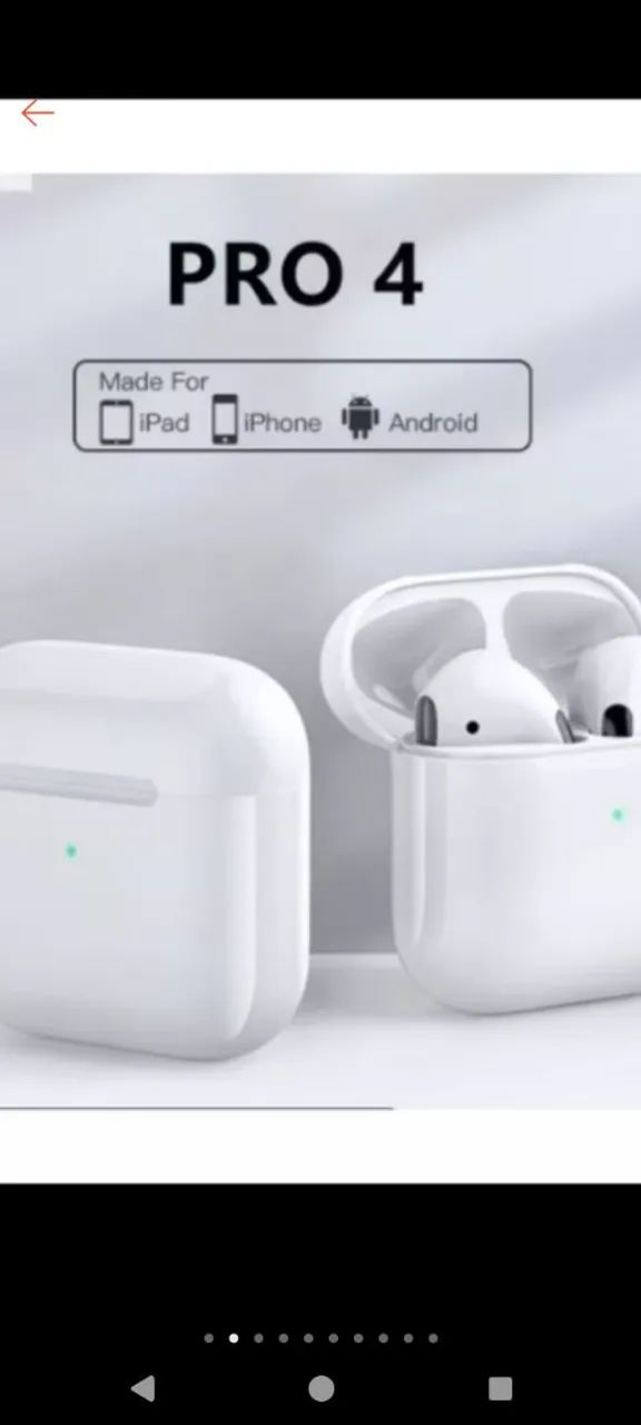 Air pro 4 tws .. fone sem fio . Bluetooth  - Foto 3