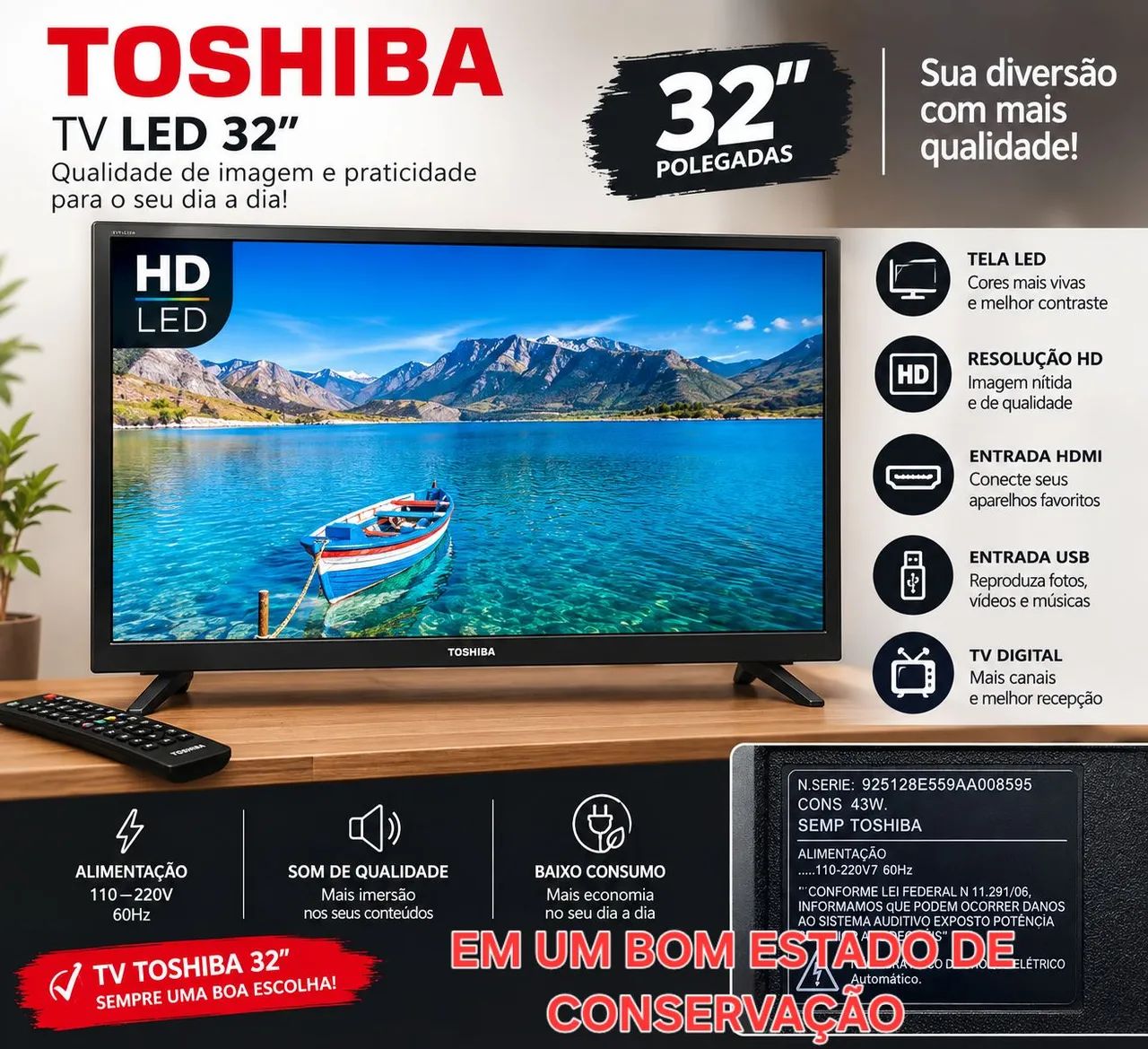 Tv Toshiba 32