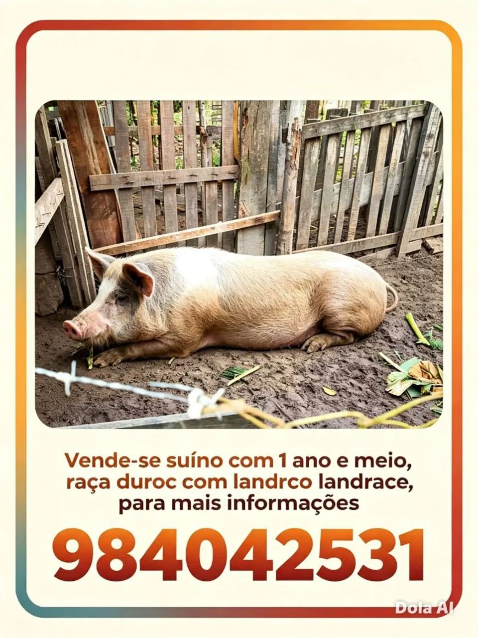 Porcos a venda 