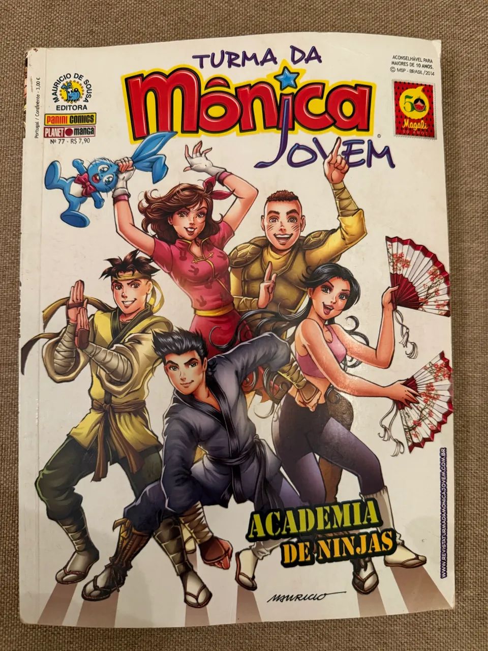 gibi/manga turma da monica jovem volume 77