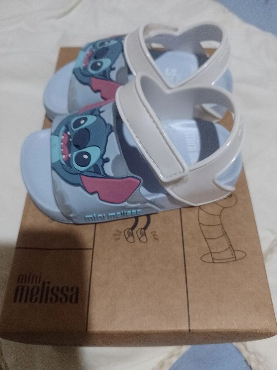 Sandália melissa infantil stitch - Foto 2