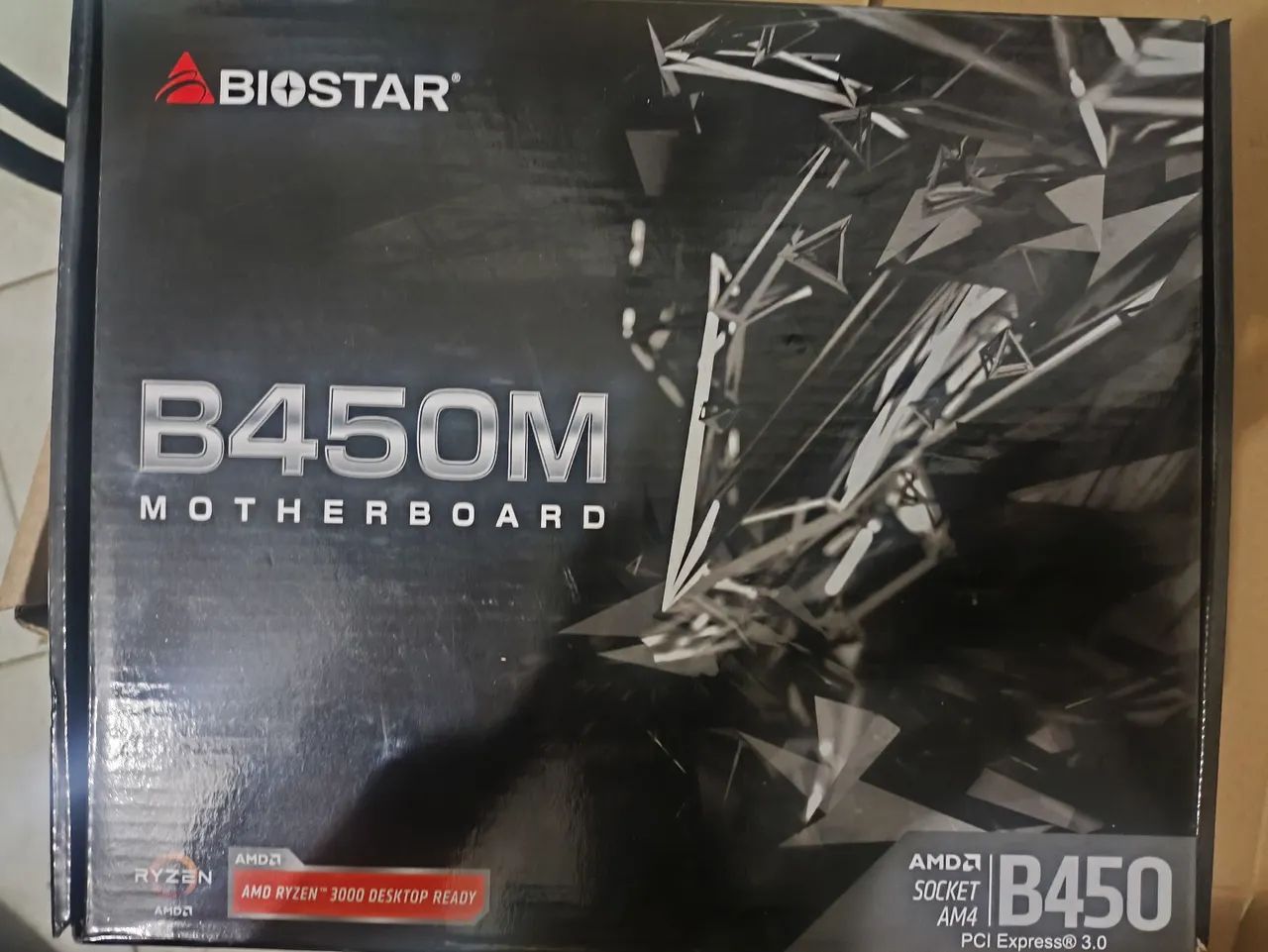 Placa mãe b450m ddr4 am4 biostars